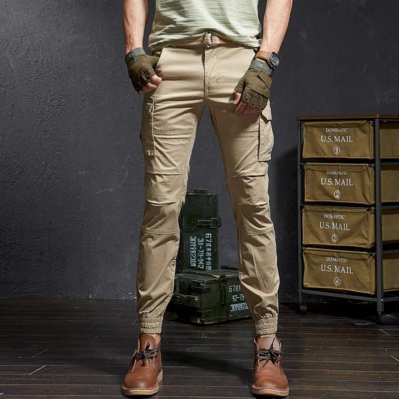 Kyn Apparel New Men Fashion Military Cargo Pants Slim Regualr Straight Fit Cotton Multi Color Camouflage Green Yellow