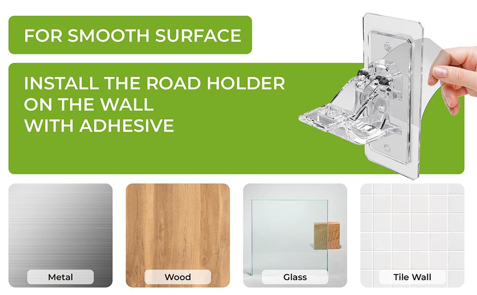 No Drill Needed Curtain Rod Holders, Enhanced Self Adhesive Rod Brackets, Multipurpose Nail-Free Stick on Curtain Rod Hooks, Curtain Hangers for Dorm, Bathroom, Bedroom, Livingroom Decor No Drill Needed Curtain Rod Holders, Enhanced Self Adhesive Rod Brackets, Multipurpose Nail-Free Stick on Curtain Rod Hooks, Curtain Hangers for Dorm, Bathroom, Bedroom, Livingroom Decor