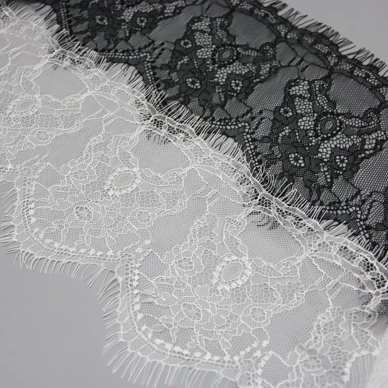 1/3Meters White Black Lace Fabric Webbing Clothing Accessories Lace Material Handmade DIY Ribbon