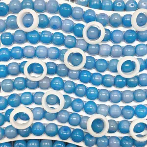 [NEW] Ocean Ombre Barrel Bodhi & White Bodhi Ring Mix|Natural DIY Bracelet Craft Supplies