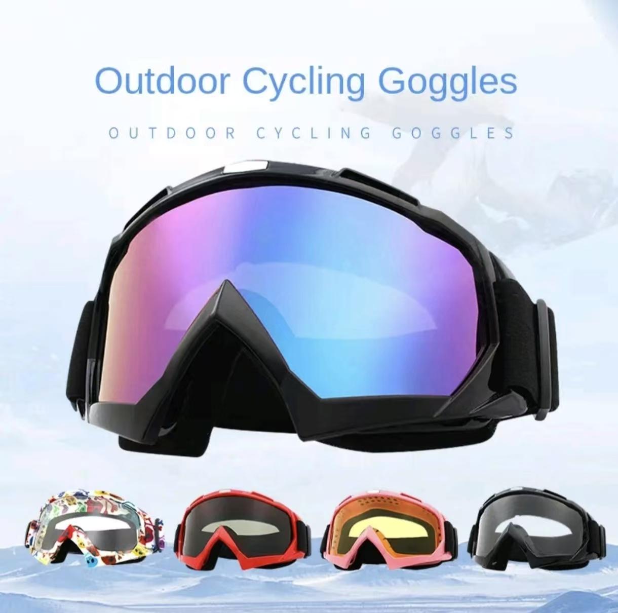 Dirt Bike Goggles Motorcycle Riding Ski Windproof Glasses clear that fit vintage mountain desert snow sport glass Windproof Dirt motorcycle goggle biking sunglass performance eyewear unisex eye glasses windproof dustproof new sunglass