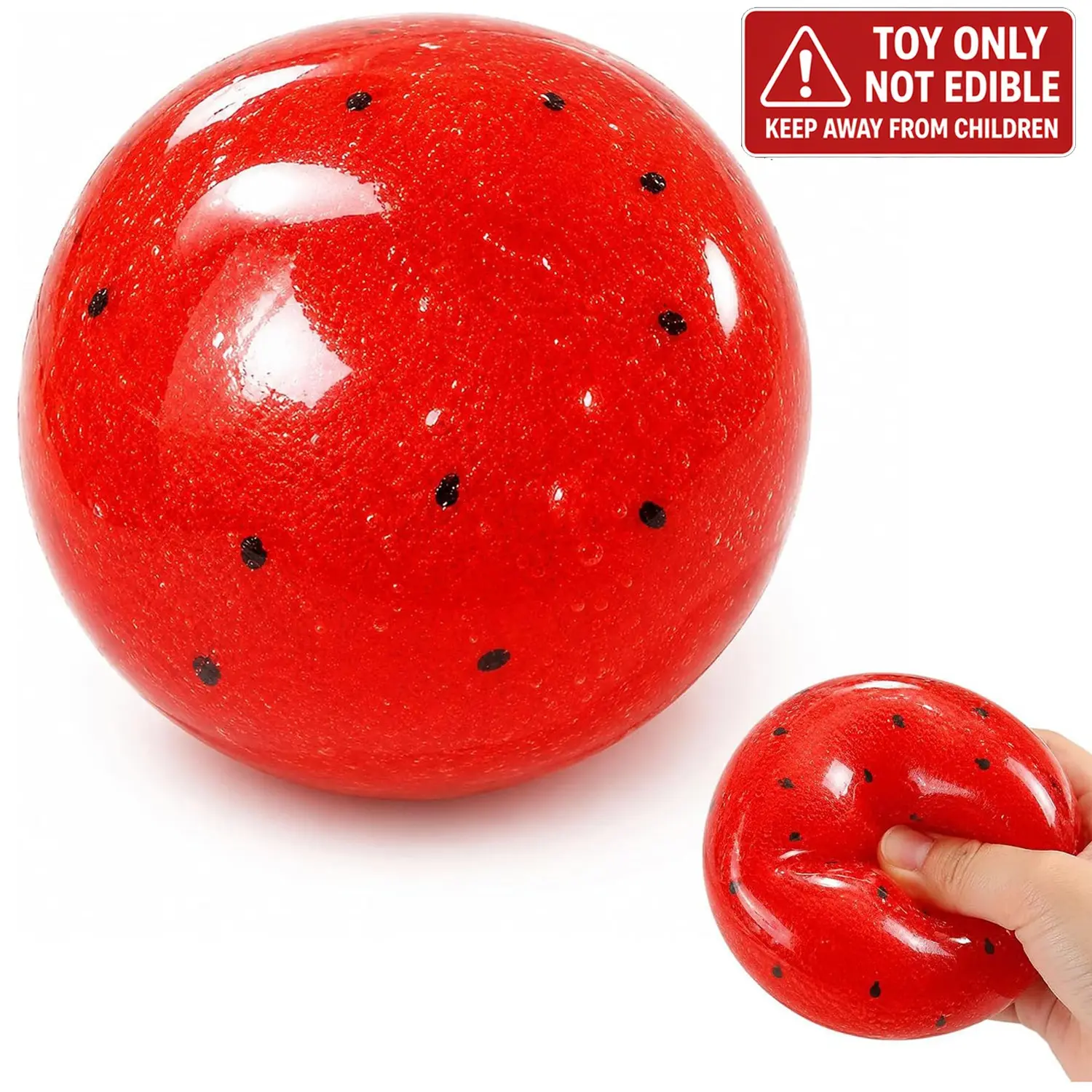 Vaseline Watermelon Smoothie Handmade Ball Stress Relief Toy, Sensory Pressure Release, Birthday Gift, Easter, Halloween, Christmas