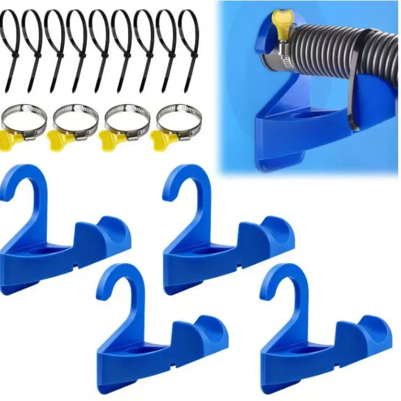 2-Pack Pool Pipe Brackets, Intex Pool Accessories, Ground Pool Hoses, Prevents Sagging, Extends Hose Lifespan, Essential Pool Gear, Outdoor Pool Accessories