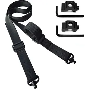 Durable and practical two-point traditional load-bearing shoulder straps with quick-release swivel buckles, suitable for backpacks and other gear.