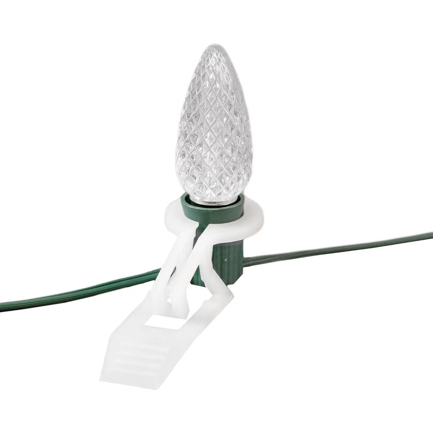 C9 Tuff Wedge Flex Christmas Light Clips, 100 Pack