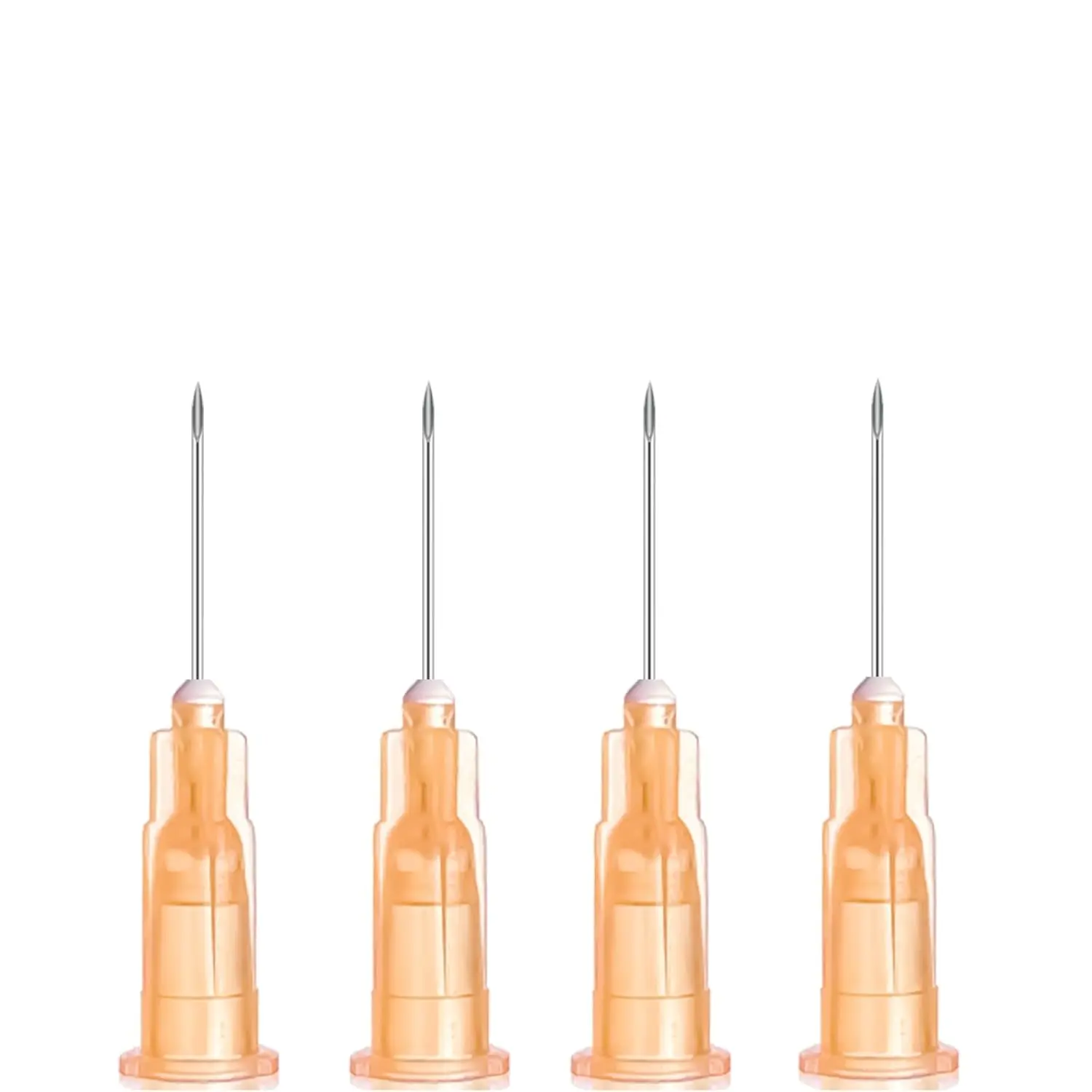 100 Pack 25 Gauge 5/8 Inch (16mm) Luer Lock Dispensing Tips - Burr-Free with Leakproof Seal, Individually Packaged for Labs, Crafts, and Industrial Fluid Dispensing