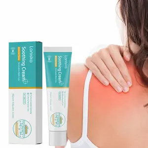 Soothing Massage Cream with Ginseng Extract | Laniska Botanical Body Comfort | Post-Workout Relaxation & Turmeric Recovery Care (1 Oz)