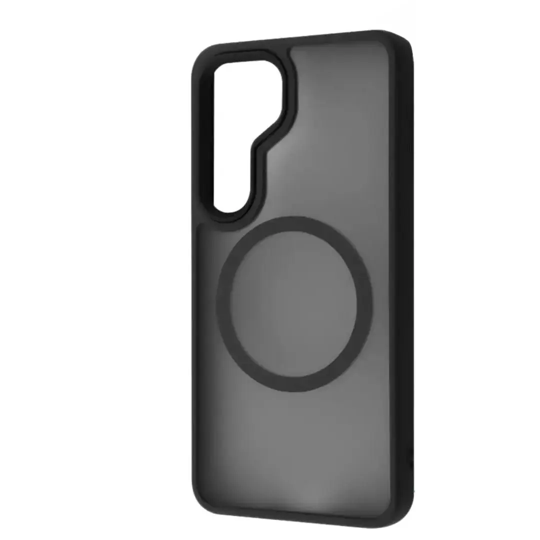 Entronix iPhone e Samsung Galaxy S24 Case - [MagSafe-Compatible] Translucent Matte Cover & [1] Clear Screen Protector Protection Tempered Wireless Cellphone