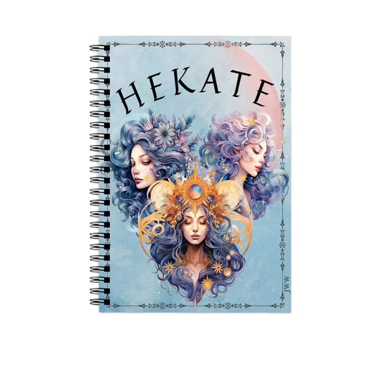 Hecate Triple Goddess Art Book A5 Coil Binding, Cross-Border in Stock, High-Quality Illustrations, Perfect Gift for Collectors