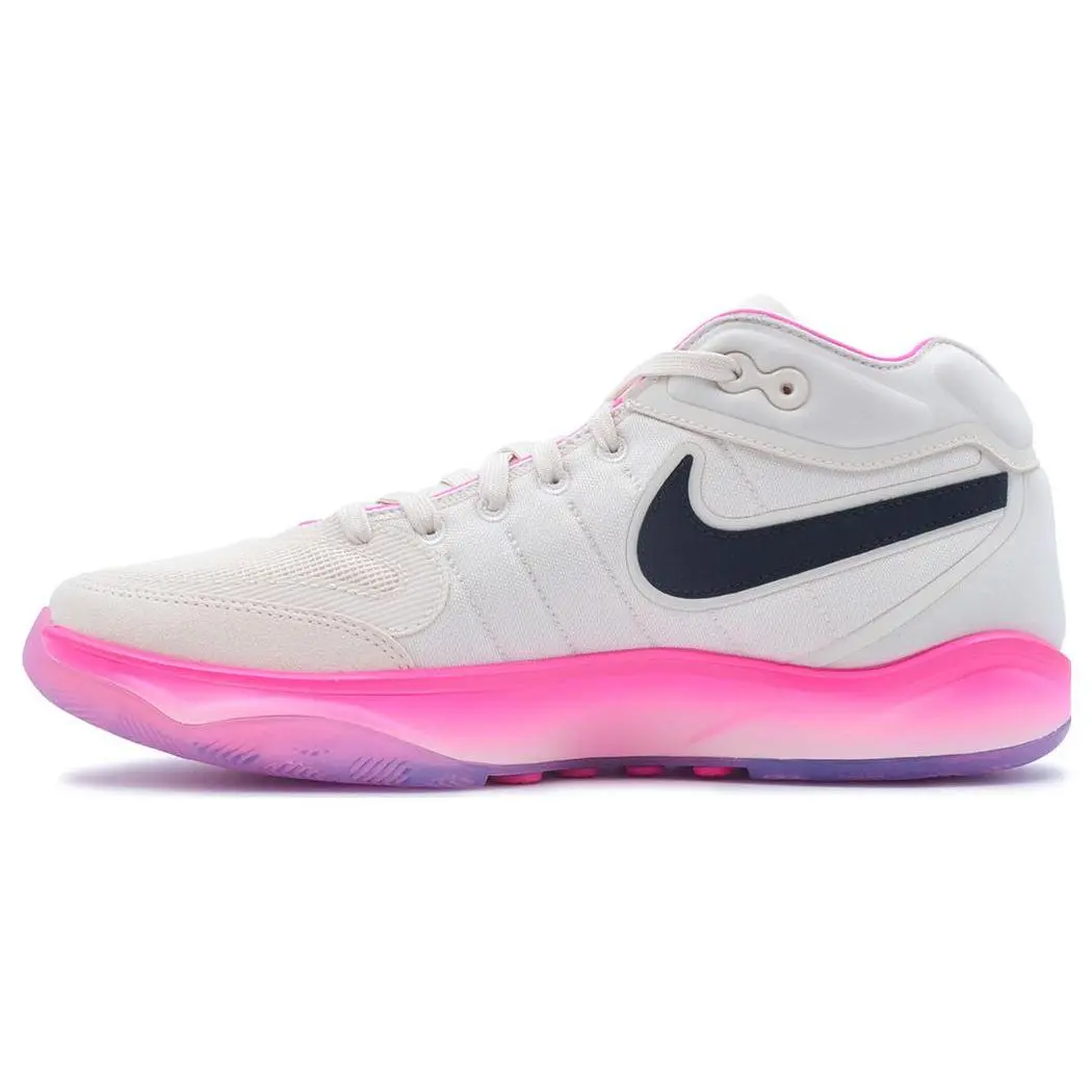 Nike Air Zoom GT Hustle 2 Men's Low-Top Lace-Up Basketball Shoes in White Verifiable, with credentials and supporting global authentication