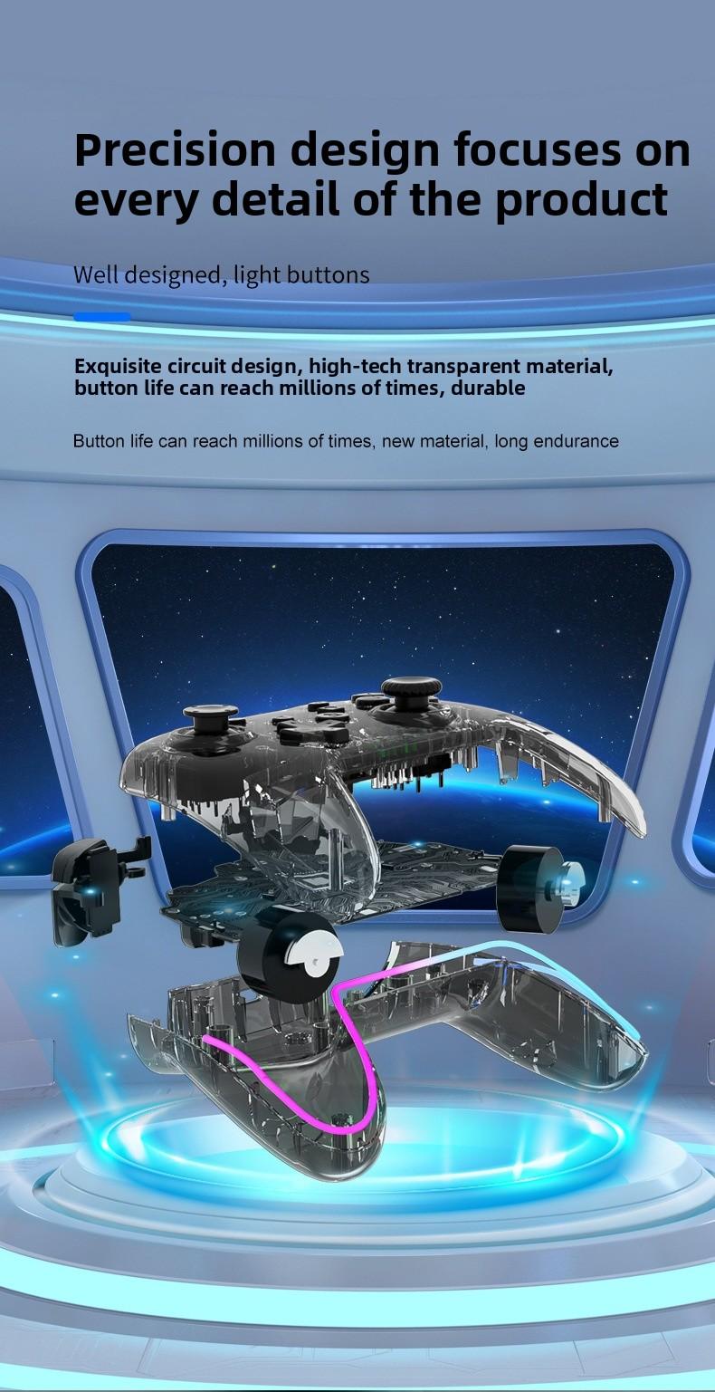 Wireless Bluetooth Dual Controller for Switch PC Steam Android iOS Gamepad