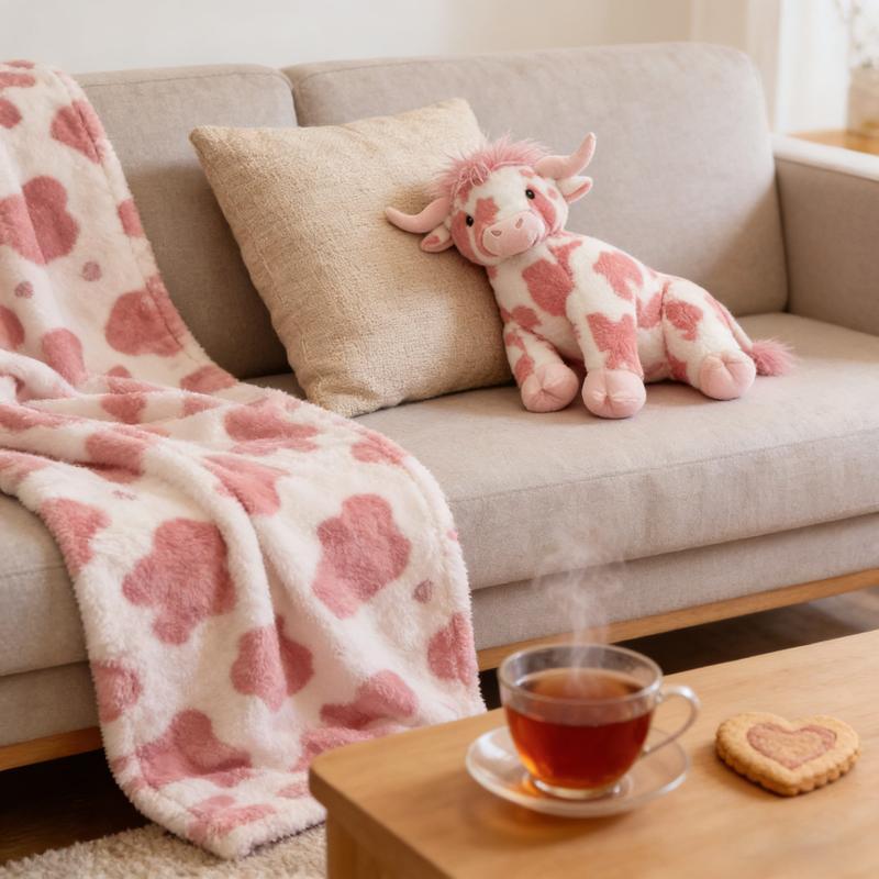 10 - inch Highland Cow Stuffed Animal: Ultra - cute Fluffy Plush Gift! Realistic Figure & Weighted Design for Ideal Decor or Toy