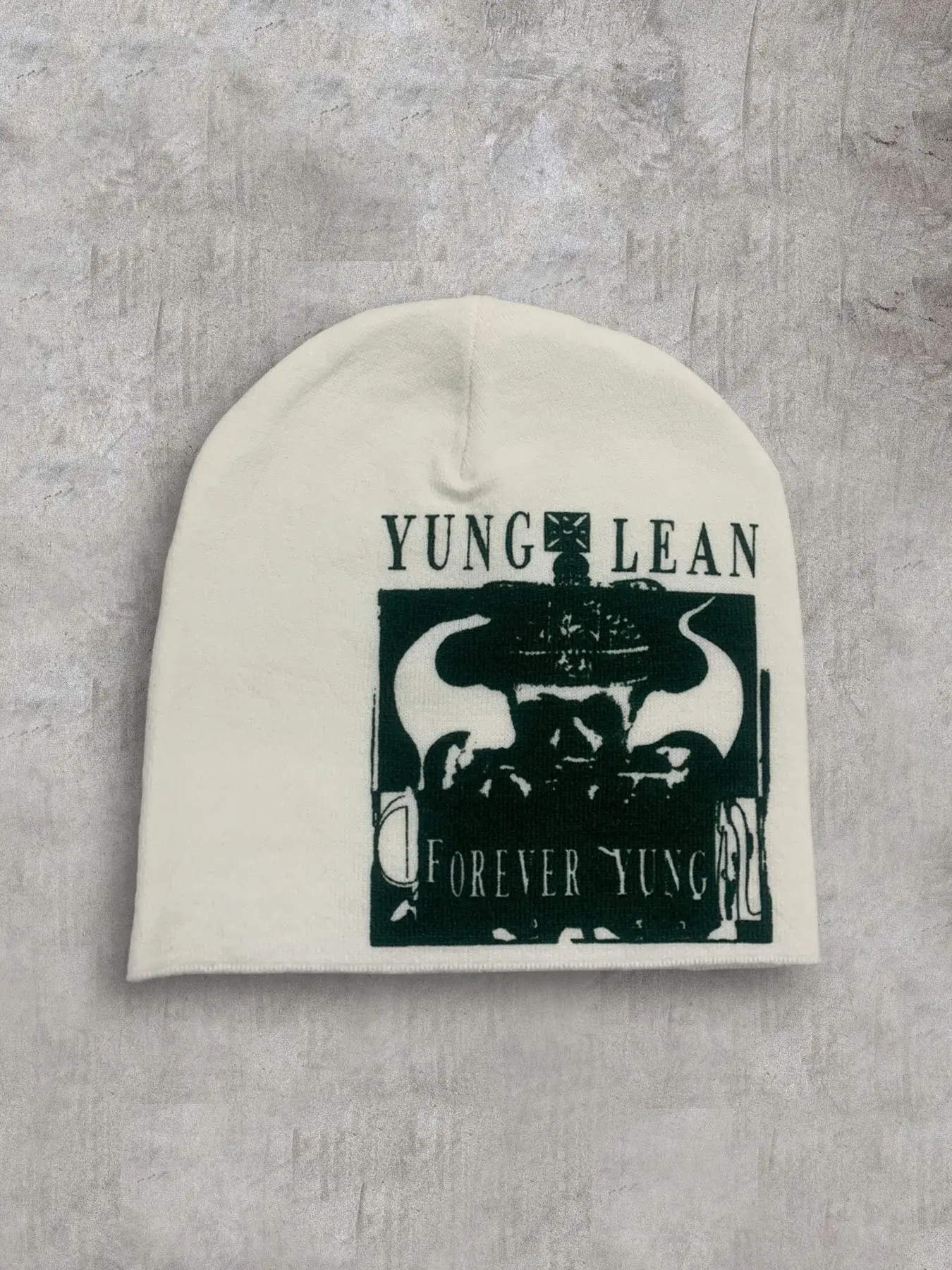 Personalized casual hip-hop dark letter printed knitted hat, autumn and winter cold resistant pullover hat, unisex