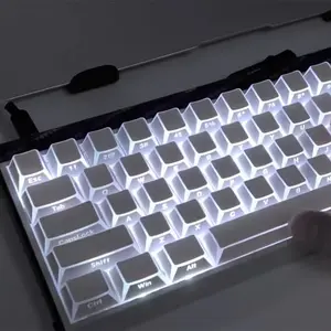 Dual-Color Pbt Keycaps, Original Height, Compatible with RGB Backlit Full-Sized Mechanical & Magnetic Axis Keyboards, Gaming & Office Use, Gaming Pc Accessories