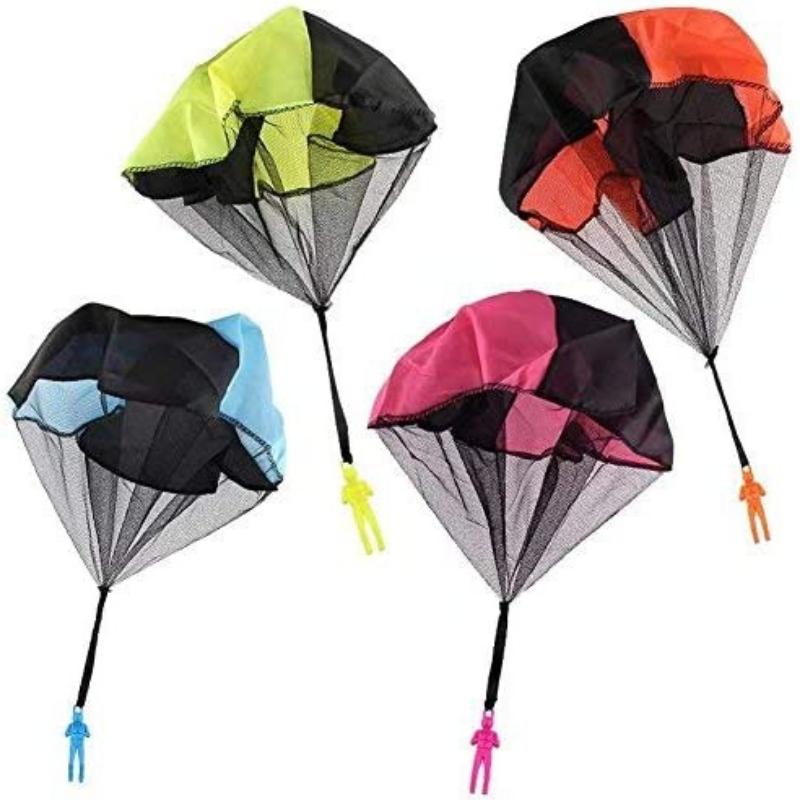 1 piece of tangled parachute figure hand-thrown soldier square outdoor youth flying toy