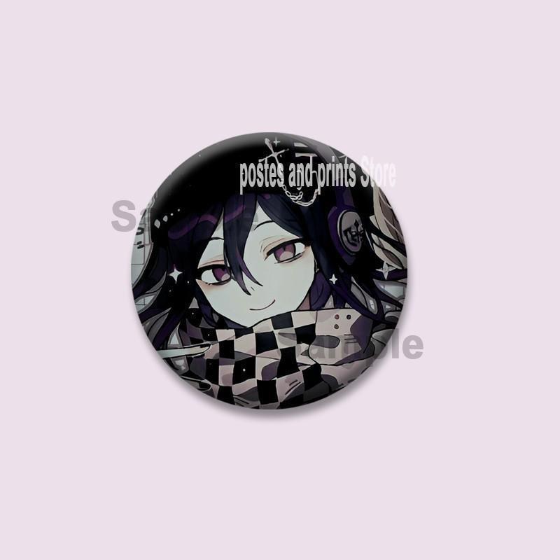 Custom Game Peripheral Danganronpa Round Badges DIY Coin Brooch on Backpack Cartoon Lapel Jewelry Pins Gifts for Kids Friends