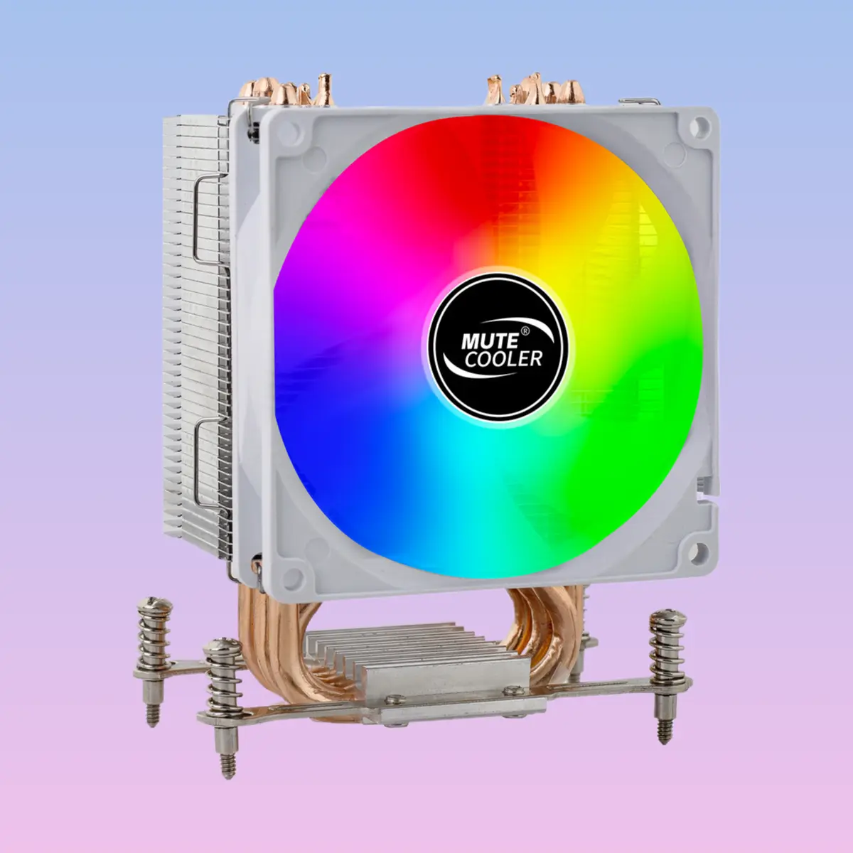 Heat Pipe CPU Air Cooler Silent Cooling Fan Compatible With AMD Processors Desktop Computer Efficient Heat Dissipation Radiator