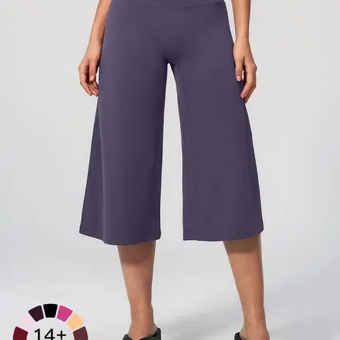【Black Friday】Women's High-Waisted Quick-Dry Loose-Fit Yoga Pants, Activewear, Breathable Comfortable Athletic Bottoms, Ideal for Gym & Home Summer Workout