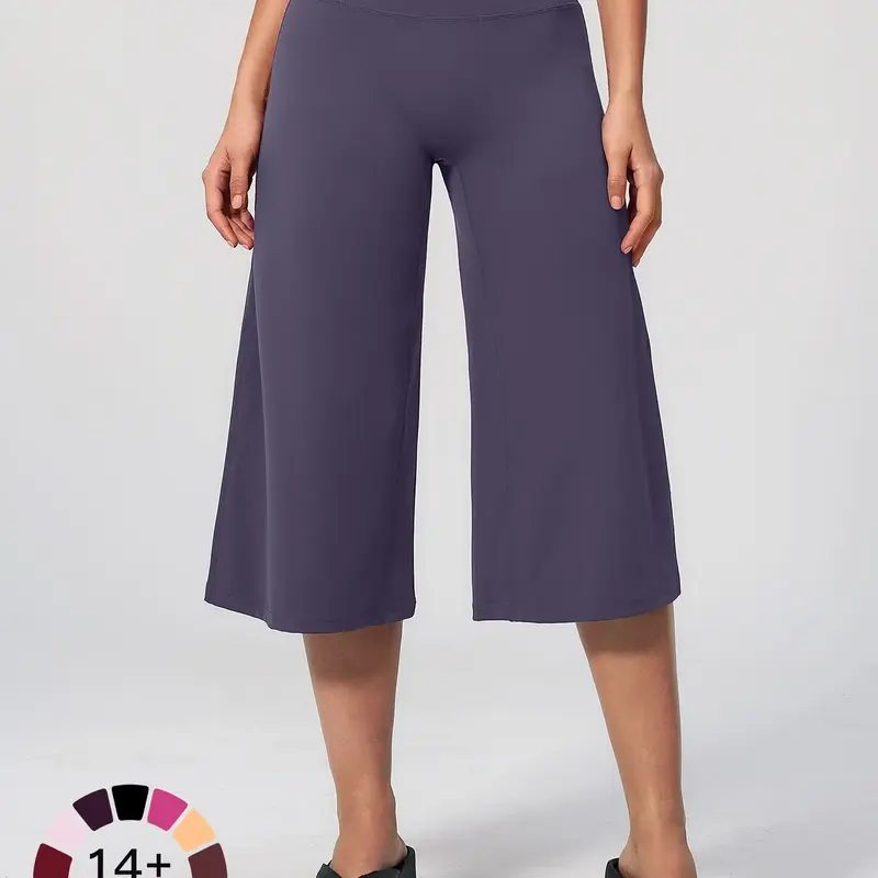 【Black Friday】Women's High-Waisted Quick-Dry Loose-Fit Yoga Pants, Activewear, Breathable Comfortable Athletic Bottoms, Ideal for Gym & Home Summer Workout