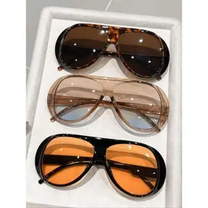3-Pack Unisex Oversized UV400 Sunglasses, Trendy Versatile Sun Glasses Set