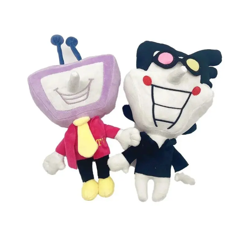 Deltarune Spamton Plush Toy Tenna Anime Plush Doll Soft Stuffed Cute Cartoon Plushie Collectible Toy Home Decor Kids Gift