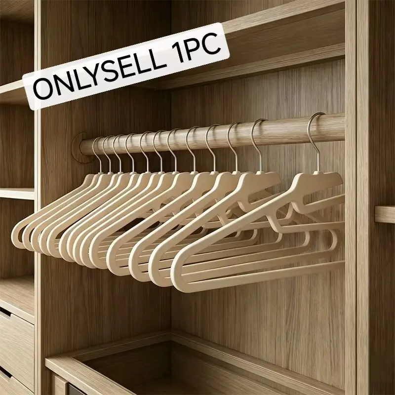 Sam's same model seamless heavy-duty clothes drying and storage organizer, multifunctional rubber-coated non-slip hanger