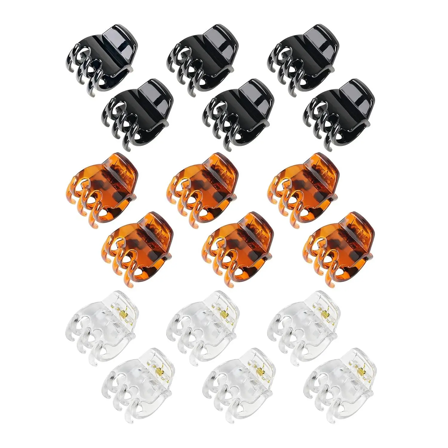 Medium Hair Clips, 18 count 1.38 Inch Hair Claw Clips, No-Slip Jaw Clips for Women and Girls