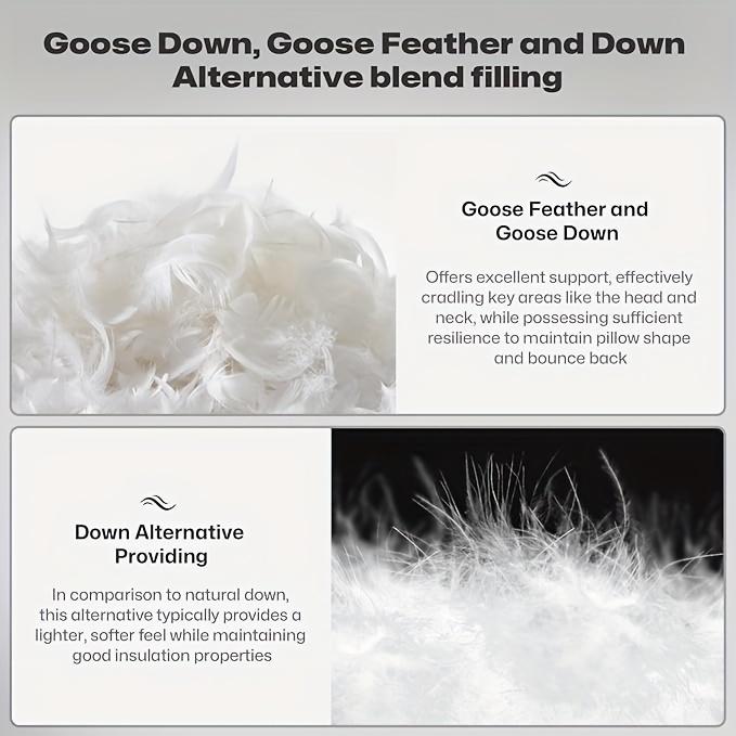 Buy 1 Get 1 Free, 2pc Hotel Fluffy Pillow - Neck Support Sleep Pillow, Comfortable Pressure Relief, Lightweight Luxury Bed Pillow For Bedroom, Home, And Dorm Use. luxury 5-star hotel quality