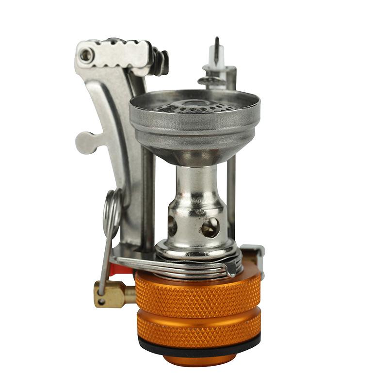 Foldable Electric Ignition Camping Stove Mini Portable Backpacking Stoves Outdoor BBQ Grill for Picnic Hiking Travel