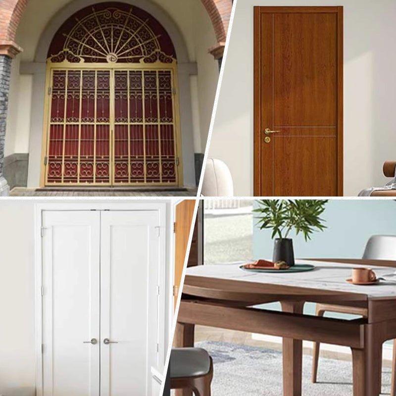 Self Closing Spring Door Hinge with 3-in-1 Mechanism Easy Disassembly 90° Positioning for Wooden & Aluminum Doors Gold Silver Options 65mm x 100mm