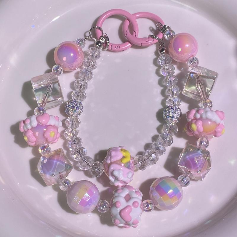 2025&2026 Dazzling Korea&Japan Style Phone & Bag Charms and Chain! Handmade with premium beads for that LUXE vibe.