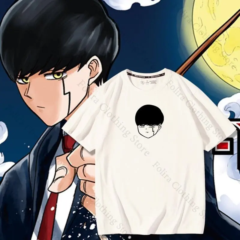Anime Mashle: Magic and Muscles Print T-shirt Casual Summer Clothes Short Sleeve Tee Cotton Men's T-shirts Daily Tops