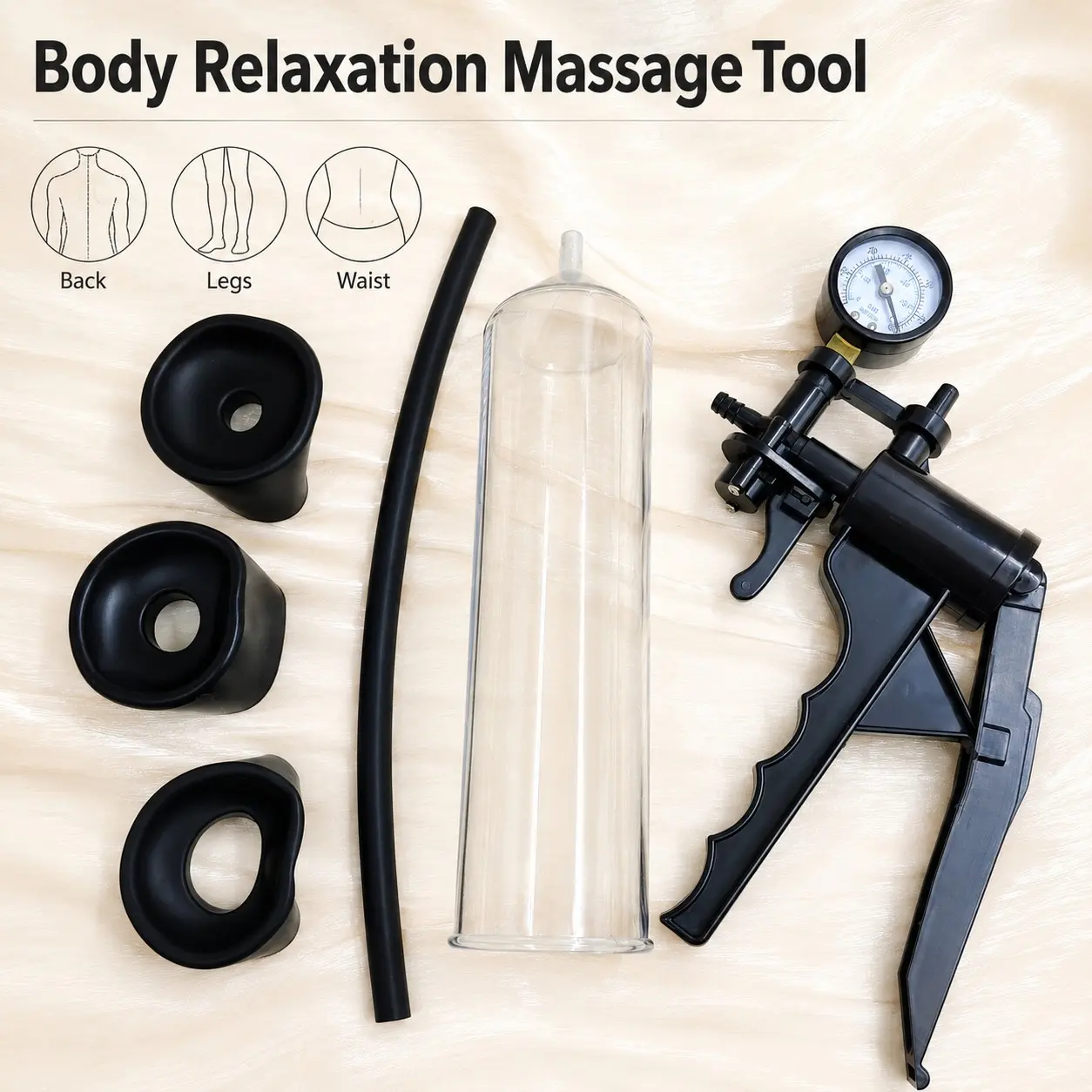 Multi-Use Personal Care Massage Tool, Portable Muscle Relaxer for Shower, Office, Gym, Home, Easy to Use Body Relaxation Device, Muscle Massagers