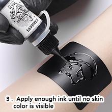 Temporary Tattoo Kit 8 Bottles Color Temporary DIY Tattoo Ink,105 Pcs Stencils Kit for Body Paint Fake Tattoos for Kids&Women (Black,Red,Green,Blue,Yellow,Purple,Brown,Orange) Water Proof Cosmetic