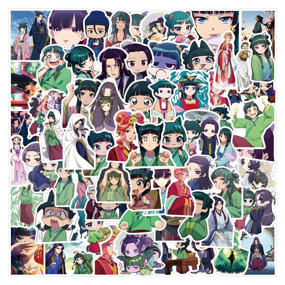 10/30/50/120pcs The Apothecary Diaries Stickers Ancient Costume Jinshi Anime Decal DIY Helmet Suitcase Laptop Car Maomao Sticker