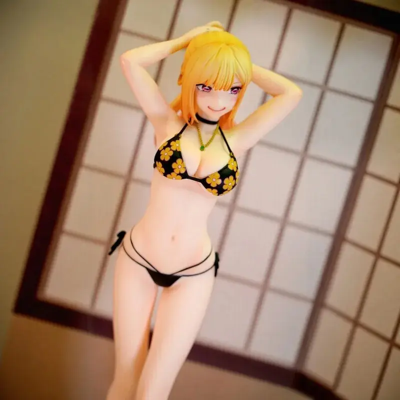 Marin Kitagawa Swimsuit Figure My Dress Up Darling Anime Beautiful Statue Desktop Decoration Model For Anime Fans