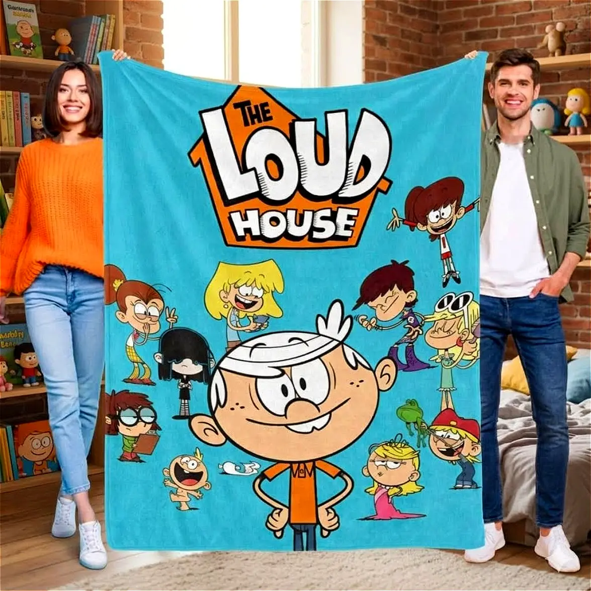 The Loud House Blanket Soft Bed Sofa Couch Throw Birthday Gift Comfortable