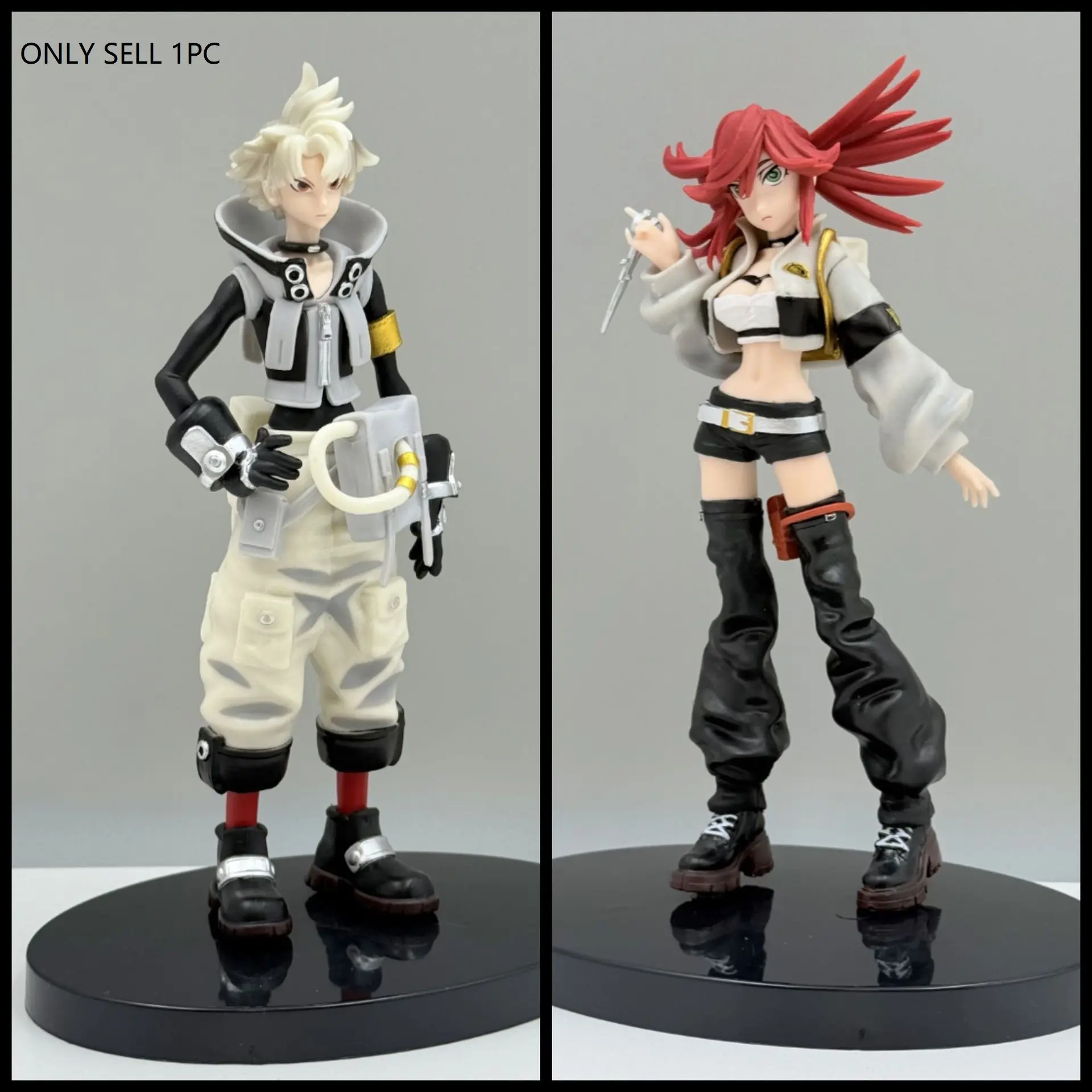 Anime Game Pretty Girl Handmade Model Toy, Waste Abyss Battle Ghost Li Yao Road Figure, Decorative Item for Computer Case