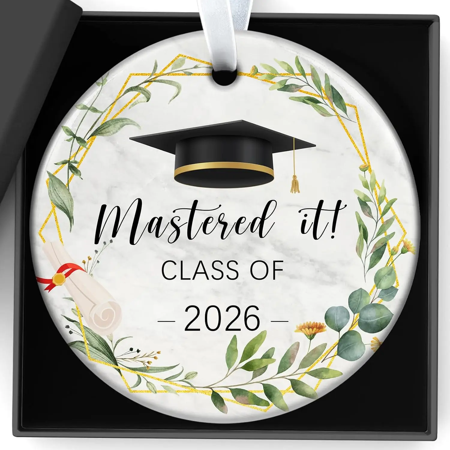 Christmas Ornaments 2026,Graduation Gifts Her Him Graduation Ornament | Women Men Girls Boys Daughter Son High School College Bachelor Masters  Xmas Tree Decor(Graduations Ornaments)