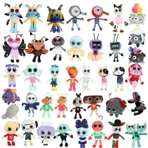 Dandy's World Plush Goob Pebble Dandys World Plushie Horror Game Soft Stuffed Cute Pillow Doll Toy For Children Gifts