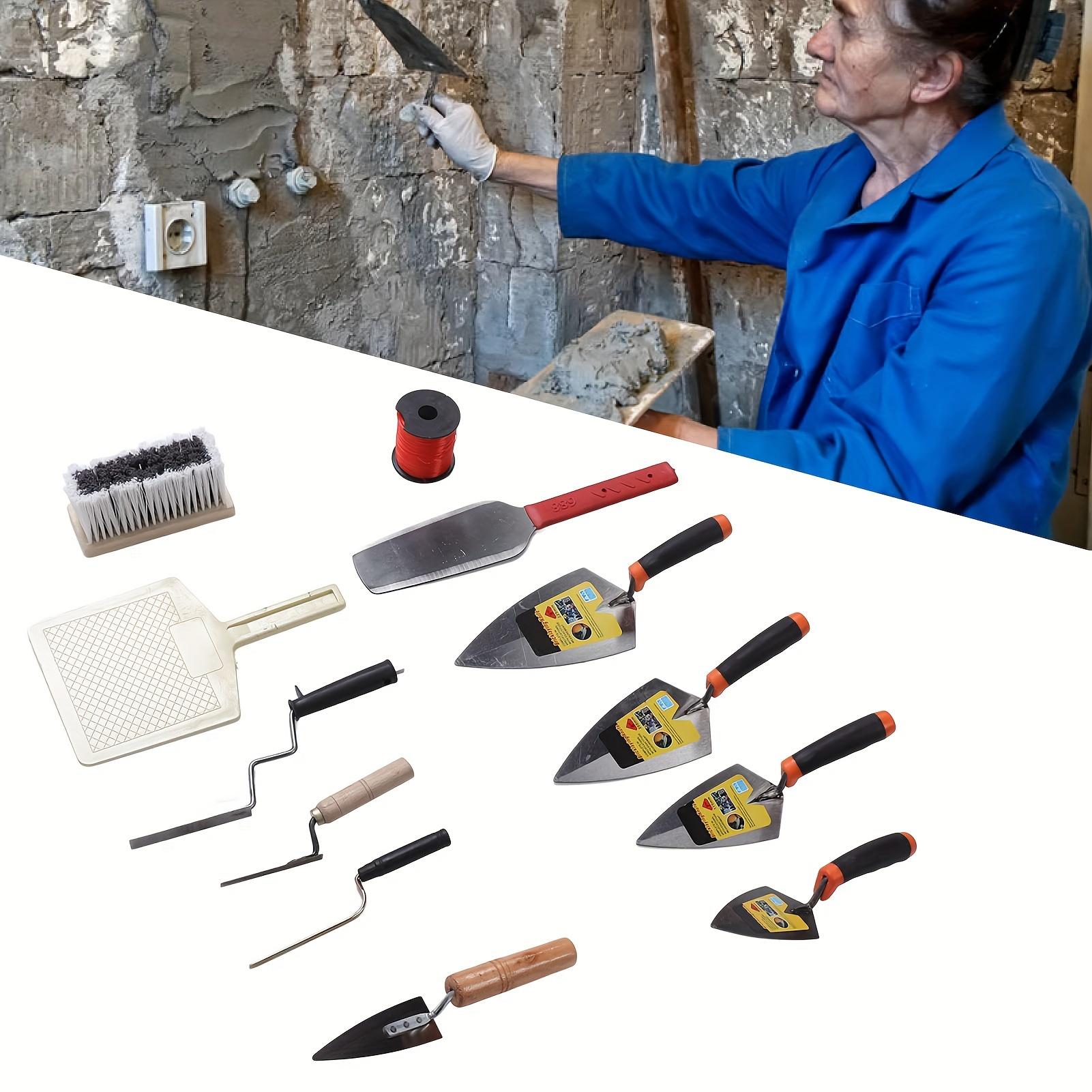 2024 Putty Knife Set Multiple Sizes Stainless Steel Concrete Scraper Masonry Hand Tools for Dry Wall Applying