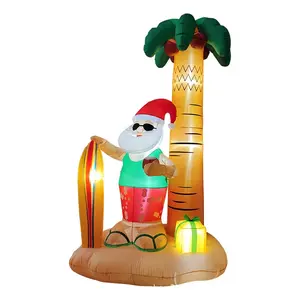 Inflatable Parrot Coconut Tree Ice Bucket, Festival Event Decoration, Home Decorative Props, Inflatable Coconut Tree Ice Bucket