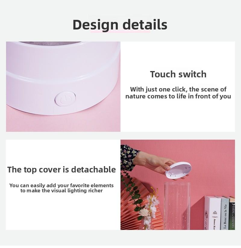 LED Colorful Big Bubble Fish Night Light USB Plug-in Decorative Lamp for Bedroom Ambiance