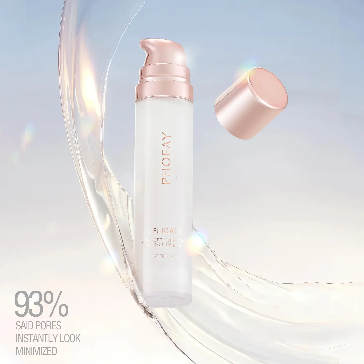 Lightweight Hydrating Makeup Primer, Long-Lasting Cosmetic Base with Grip for a Dewy Finish, Suitable for All Skins, 25ml, Dewy Look, Hydration Boost, All Skin Types, Face Make-Up, Shine Enhancing, Smooth, Glass Skin
