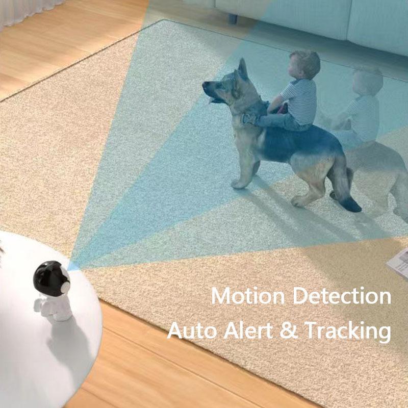 1080P Pet Home Monitoring Camera, 360-Degree Panoramic Camera, Multifunctional Wireless Home Security Monitoring System