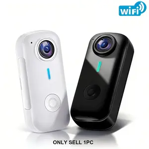 Thumb Vlog Body Camera, Portable HD Action Camera with WiFi, Magnetic Wearable POV Cam for First Person Recording for Hiking, Travel, Cycling, Pet Walking, Daily Life and Father's Day Gift