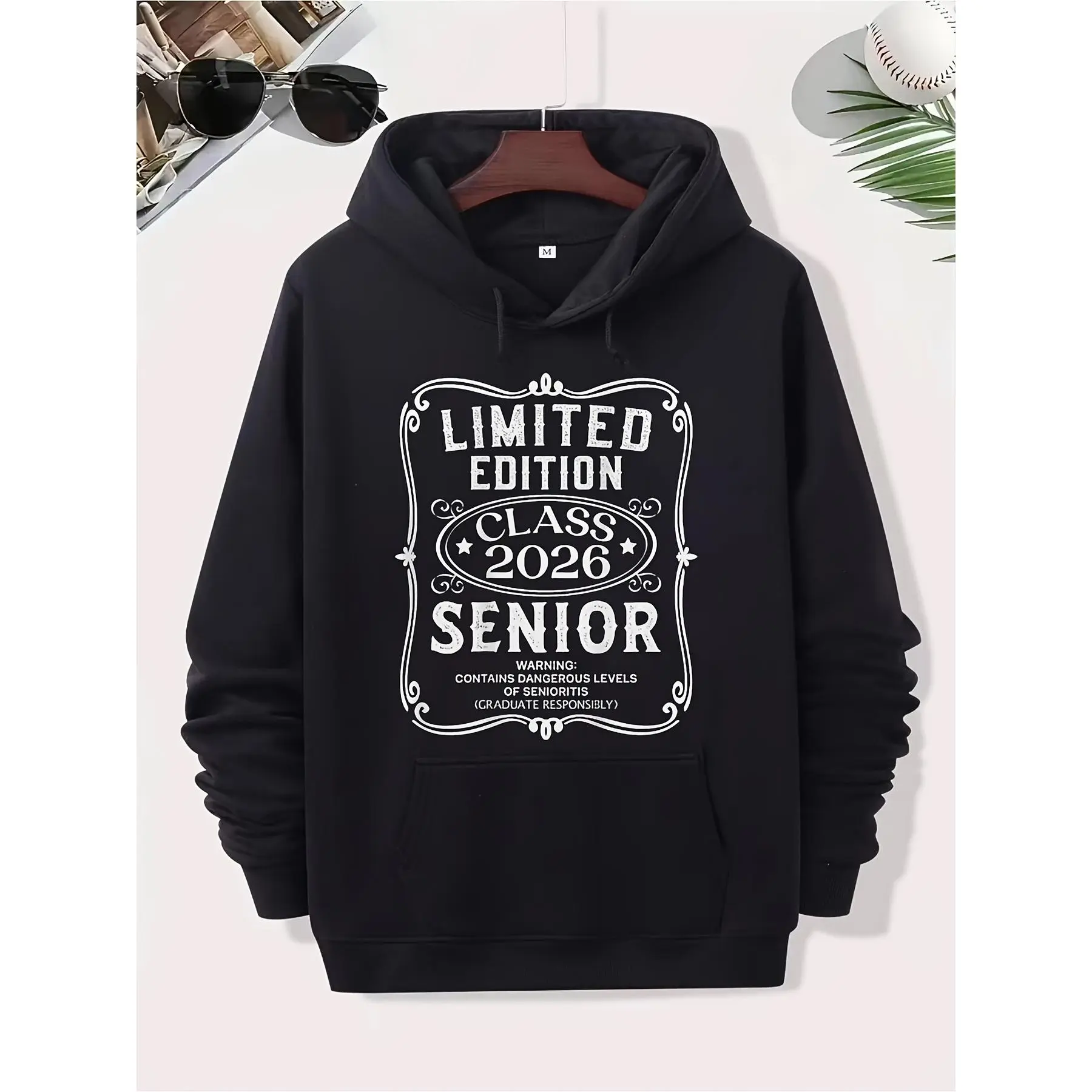 (On Back) Class of 2026 Senior 2026 Graduate Limited Edition T-Unisex 2025 Couple Sweater Hoodies