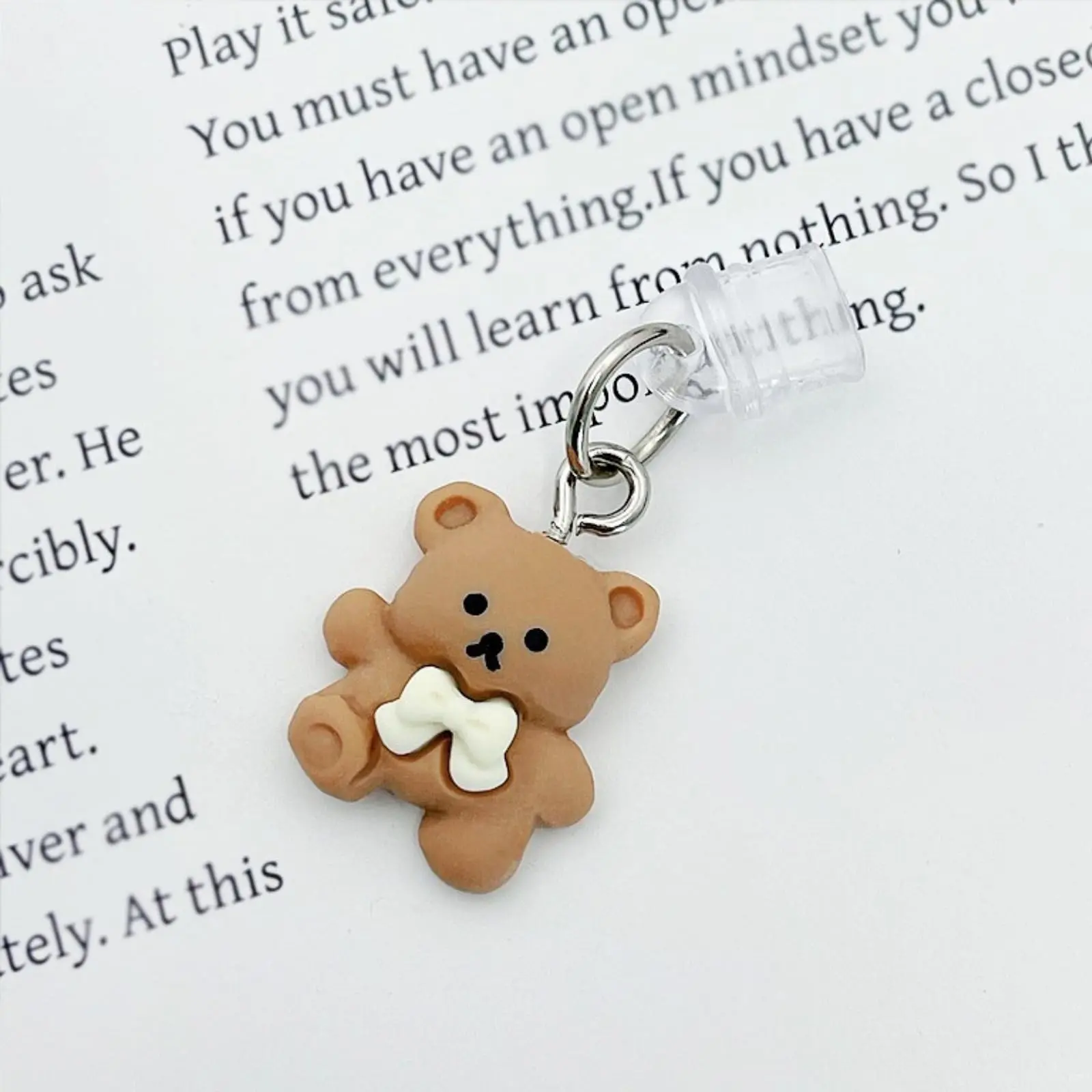 Dust Plug Charm for Kindle, Compatible with Type C Charging Port, Coquette Gift for Book Lovers, Accessory for Kindle Users, Ideal for Men Women Teachers Students