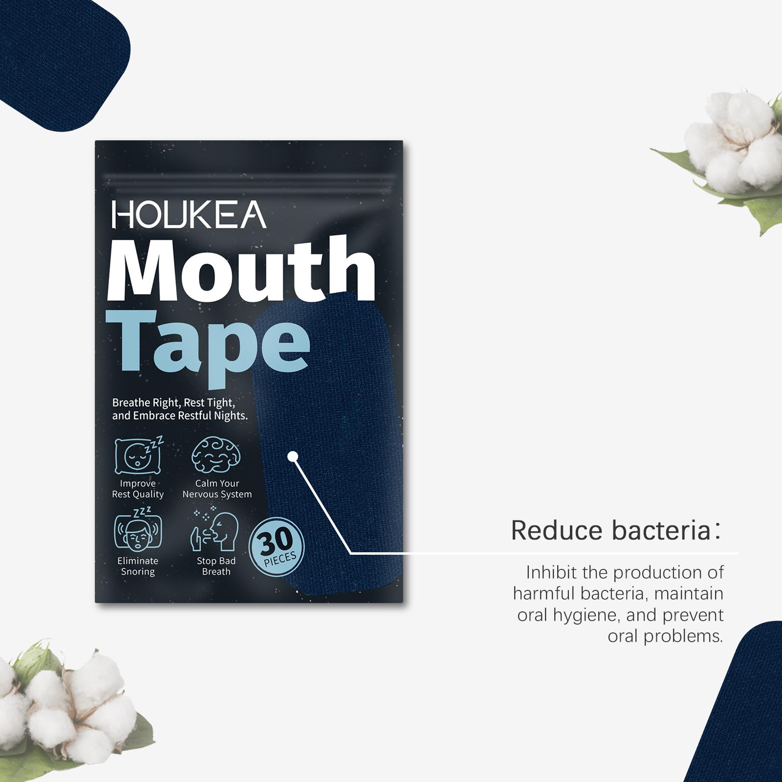 Houkea Anti-Snoring Patch: Quiet, comfortable, good sleep all night, corrects mouth opening for breathing, stops snoring, sealing patch