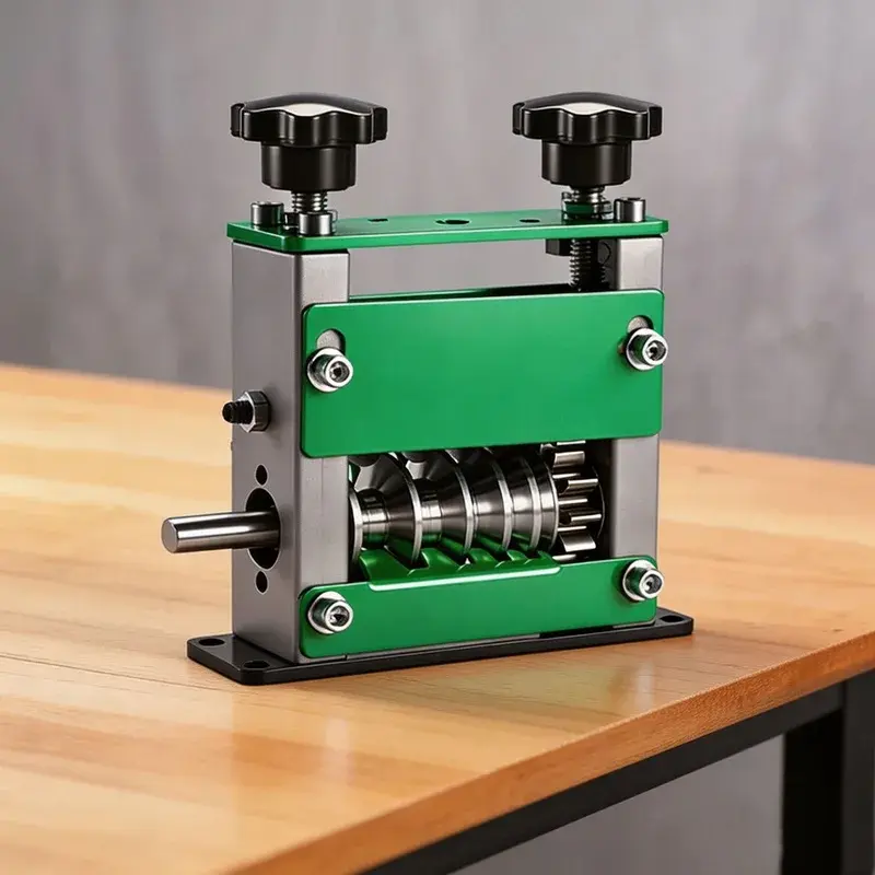 Manual Dual Drive Wire Stripper Machine Hand Crank Portable Cable Peeler for 1-17mm Scrap Copper Aluminum Wire Recycling Tool Wire Stripping Tool